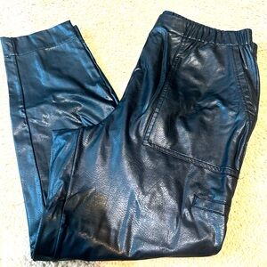 Black Lysse leather pants